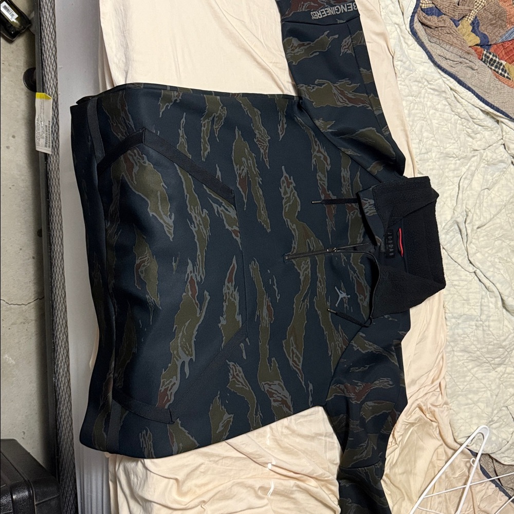Balenciaga Camouflage Half-Zip Jacket